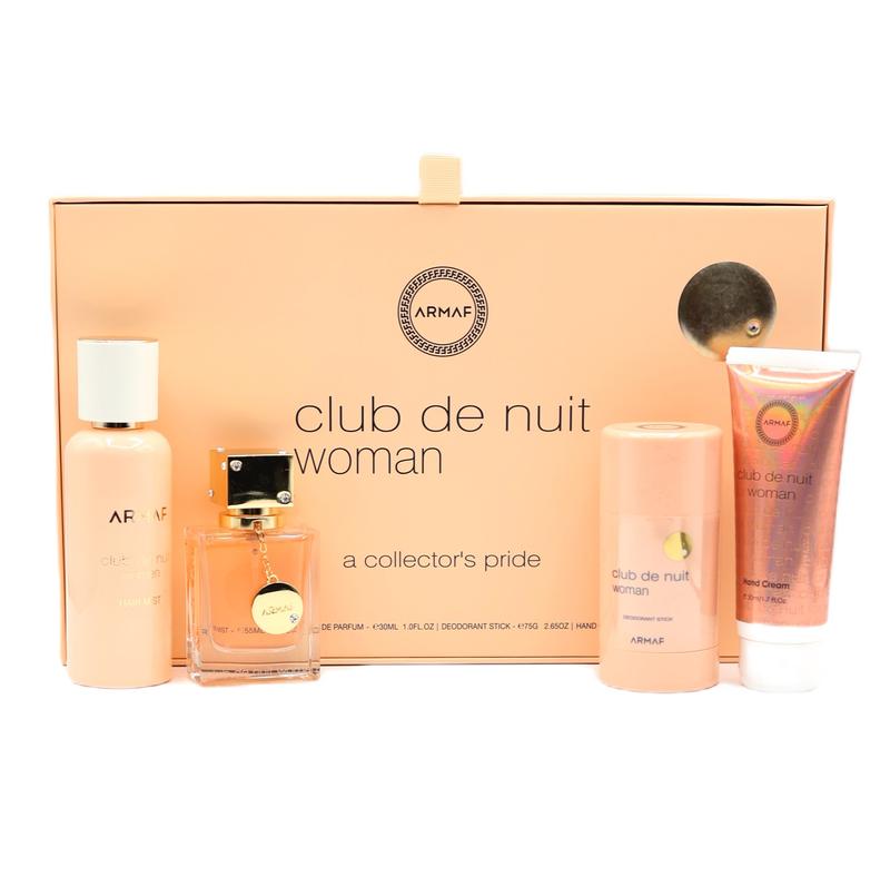 ARMAF CLUB DE NUIT WOMAN A COLLECTOR'S PRIDE PERFUM HAIR MIST, DEODORANT STICK ,HAND CREAM GIFT SETS Fragrance Makeup Scent Castor Oil Daily Moisturizing Oil Pack Vanilla Cosmetic