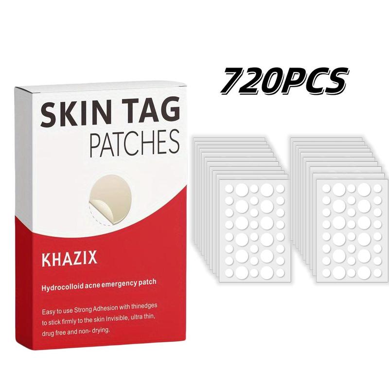 Gentle Skin Tag Patches, 720pcs set Hydrocolloid Acne Care Patches, Moisturizing Facial Skin Care Stickers, Skin Care Products for Women, Pimple Patches, Christmas, Christmas Gift