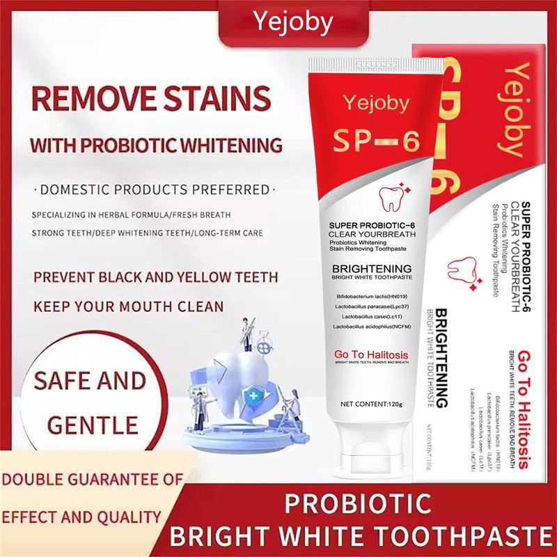 [+5$Get 2Pcs] Sp-6 Brighten Toothpaste,Probiotics Bright White Toothpaste,Sp 6 Toothpaste,Brighten Toothpaste Sp-6,Sp-6 Probiotics Brighten Toothpaste,Fresh Breath