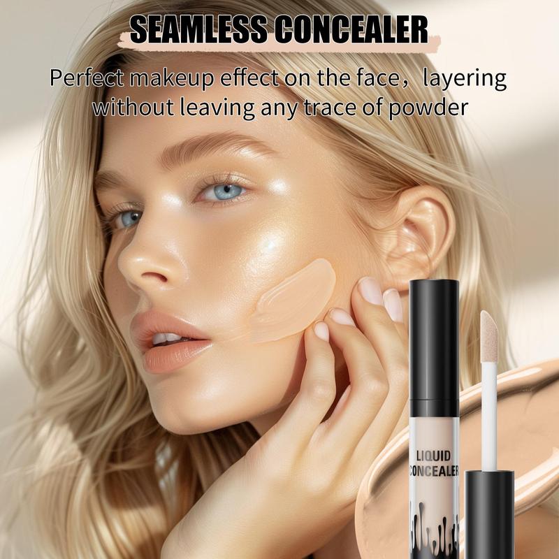 Long Lasting Concealer, 1 Count Concealer, Full Coverage Flawless Makeup Concealer, Lightweight Concealer Stick, Natural Look Makeup Product for Women & Girls