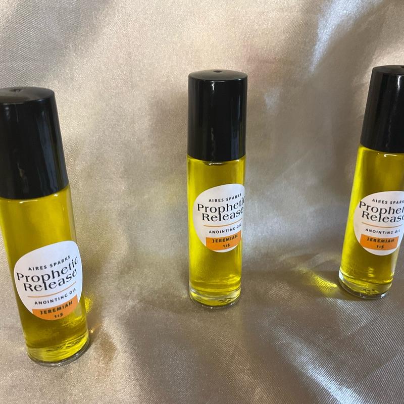 Prophetic Release Anointing Oil ; Jeremiah 1:5 Unlock the gift & power of divine prophecy with our specially crafted Prophetic Release Anointing Oil