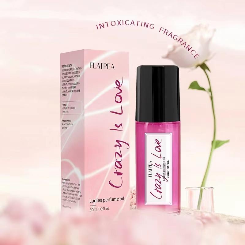 CRAZY IN LOVE ROLL ON OIL, women's perfume, women's elegant perfume, pheromone women's perfume, suitable for daily outings, dating, parties, Christmas, Thanksgiving Crazy In roll-on perfume Women's Long