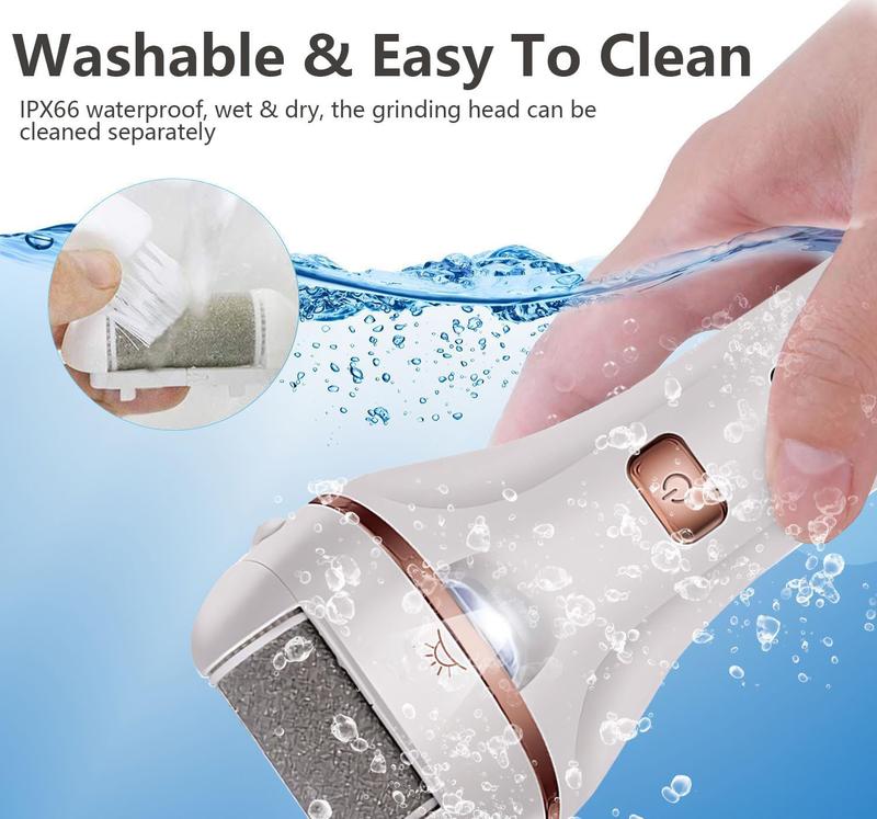 [Clearance, Event Lowest Price]Electric Callus Remover,Vacuum Suction and Heads for Cracked Heels and Dead Hard Cracked Dry Skin Ideal Gift