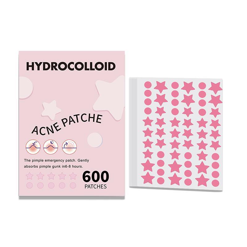 Star Shaped Acne Patch, 1 Box Hydrocolloid Acne Cover Patch, Skin Care Product for Women & Men, Daily Skincare Product for Acne, Acne Clearing Products, Pimple Patch Peel, Christmas Gift