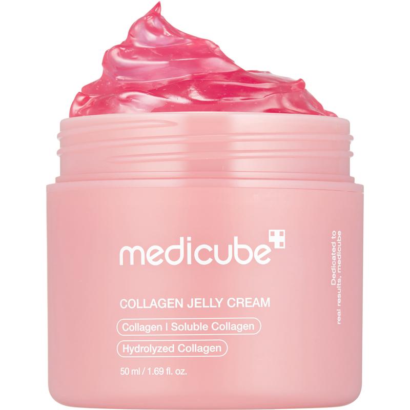 [Medicube Official] Collagen Niacinamide Jelly Cream (Hydrolyzed Collagen + Niacinamide) Instant Glow Booster | Korean Glass Glow l Facial Moisturizer