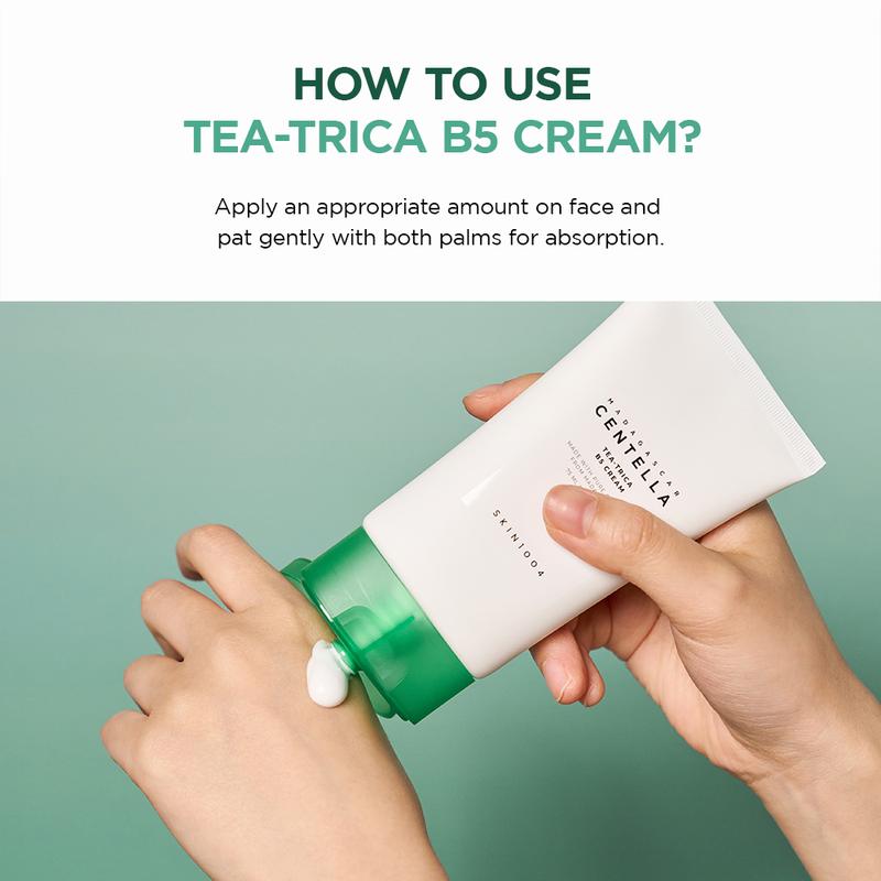 [SKIN1004 Official Shop] Magadascar Centella Tea-Trica B5 Cream 75ml Moisturizers Skincare Moisturizing Skin Repair