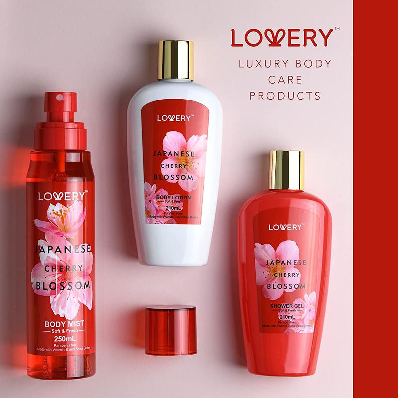 Japanese Cherry Blossom Set - 3Pc Bath and Body Kit