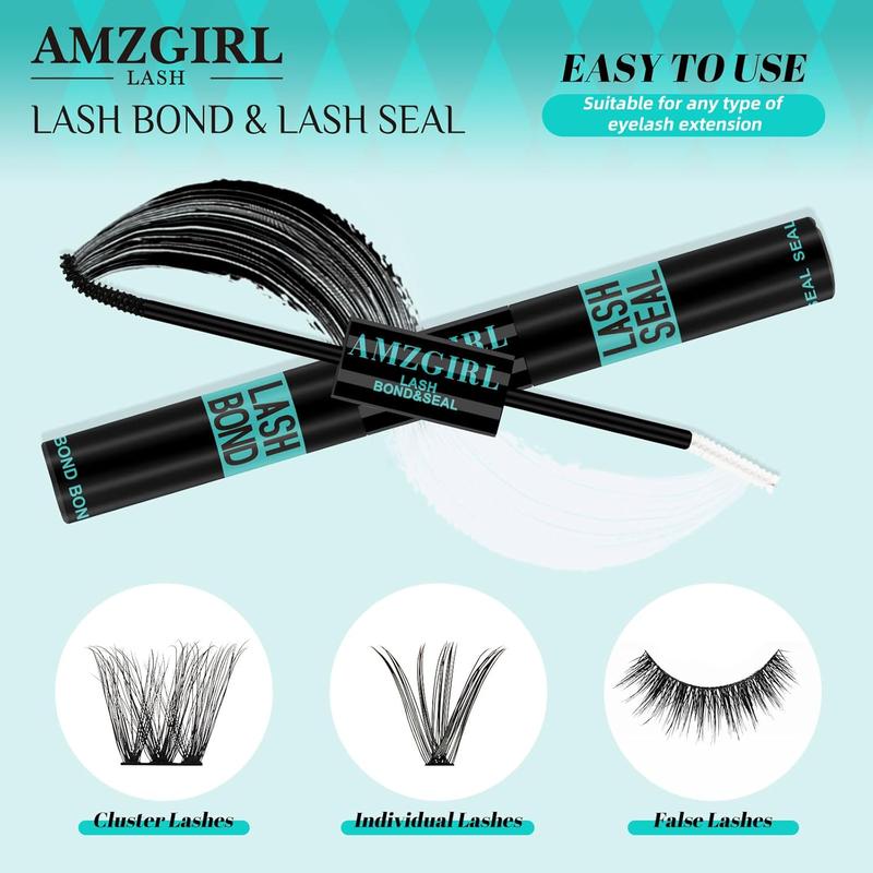 Lash Bond And Seal,Lash Glue For Eyelash Extensions,Eyelashes Clusters Lash Bond And Seal10ml,2 In 1 Eyelash Bond And Seal Long Lasting,Bond And Seal Lash Extensions Strong Hold