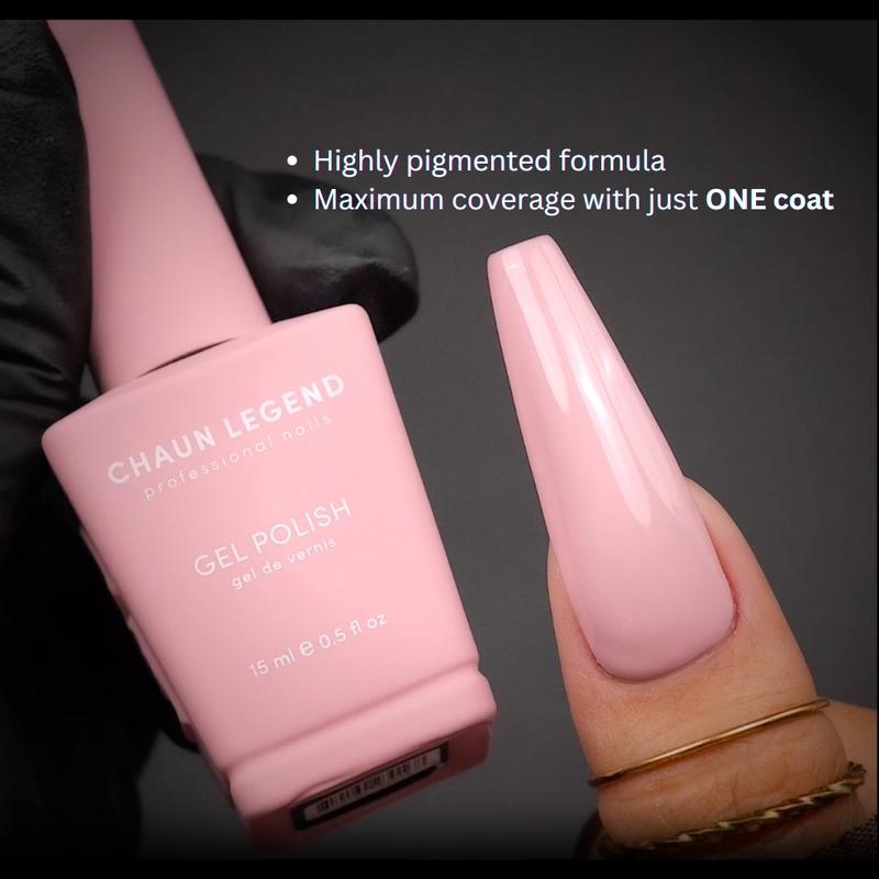 Chaun Legend Gel Nail Polish LG5026 to LC5050 - One Coat Nail Polish Manicures Pedicure French tips and Ombre Nail Art