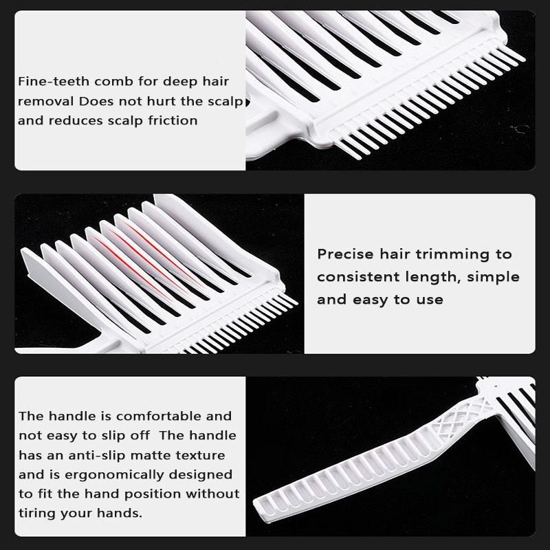 Hair Trimming Tool Set, 3 Counts set Professional Positioning Clipper Comb, Professional Hairdressing Accessories for Home Salon Use, Christmas Gift