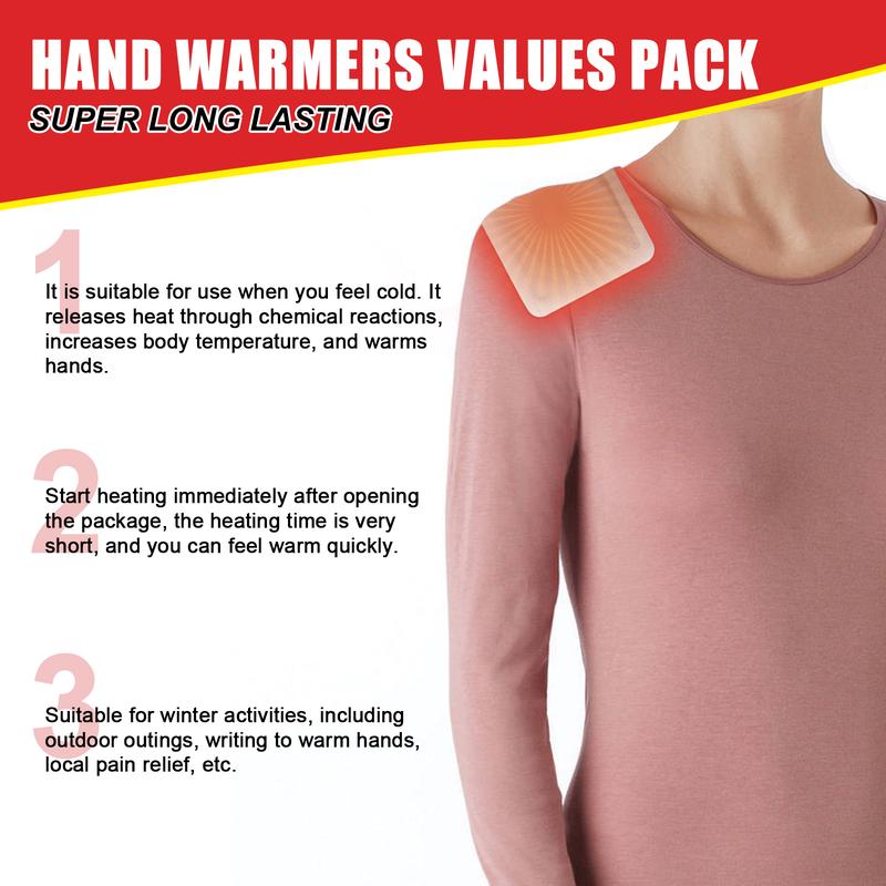 Disposable Hand Warmer, 20pcs boxPortable Hand Warmer, BreathableOdorless Body Warmer, SpecialPersonal Care Product for Women &Men Give gifts to friends and family Mini Portable Heater;Little Heater;Hand Warmers