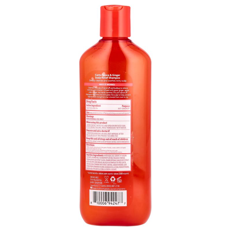 Cantu Scalp Relief Shampoo, Guava, 13.5 fl oz (400 ml)