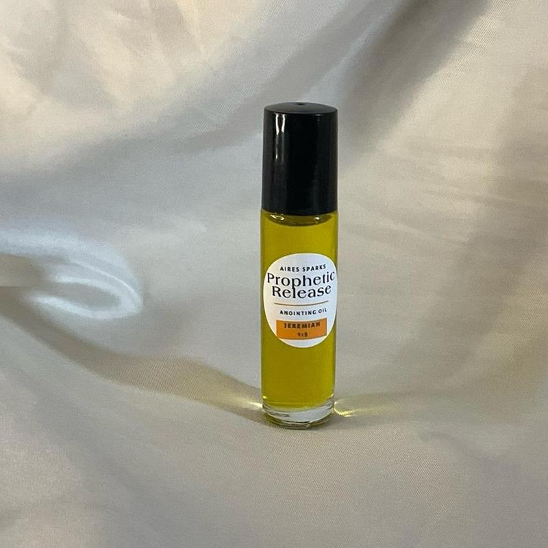 Prophetic Release Anointing Oil ; Jeremiah 1:5 Unlock the gift & power of divine prophecy with our specially crafted Prophetic Release Anointing Oil