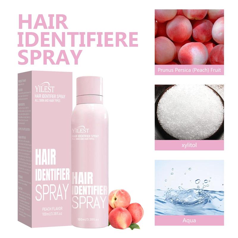 Hair Identifier Spray with Blade, 1 Set Scented Hair Care Spray & Makeup Tools, Professional Heatless Styling Tools for Women, Body Care Products