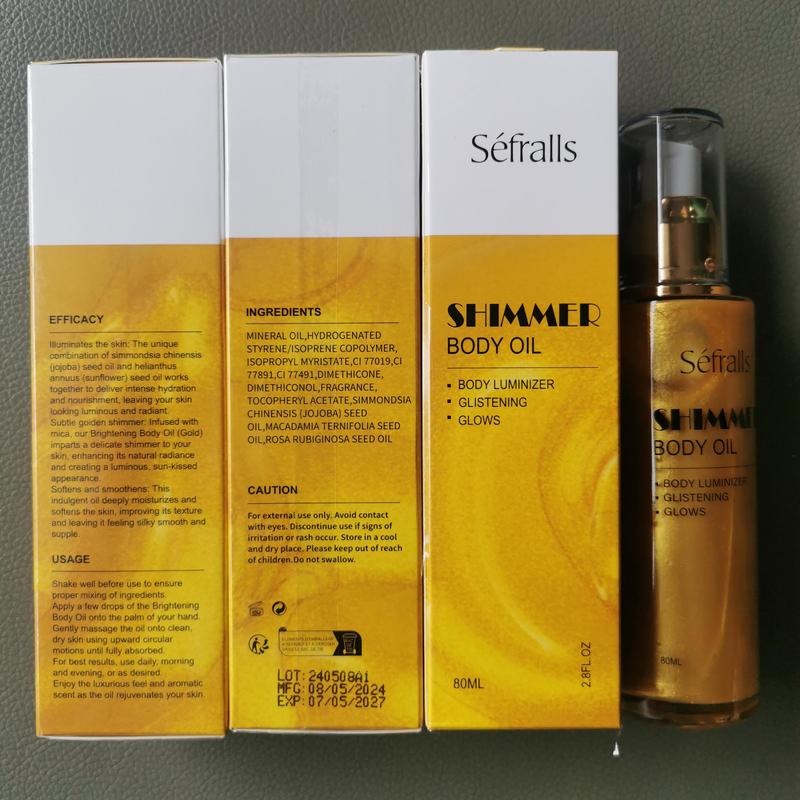 Sefralls Body Shining Oil Moisturizing Facial Body Refining High gloss Oil