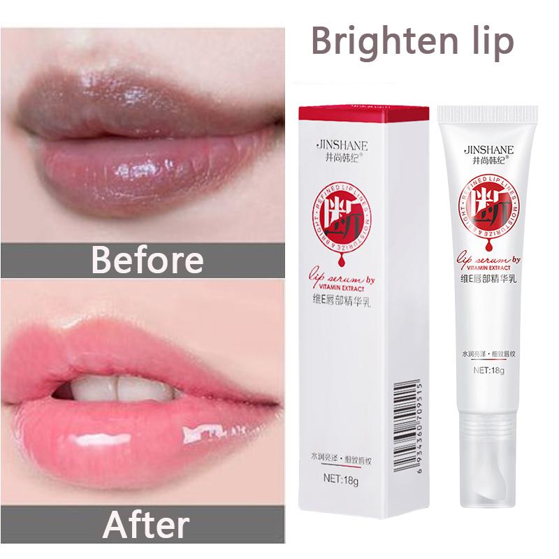 Fast Lightening Pink Mouth Lips Serum Bleaching Permanent Pinkish Moisturizing Lighten Dark Lip Balm Gloss Lipstick Lip Mask13ML