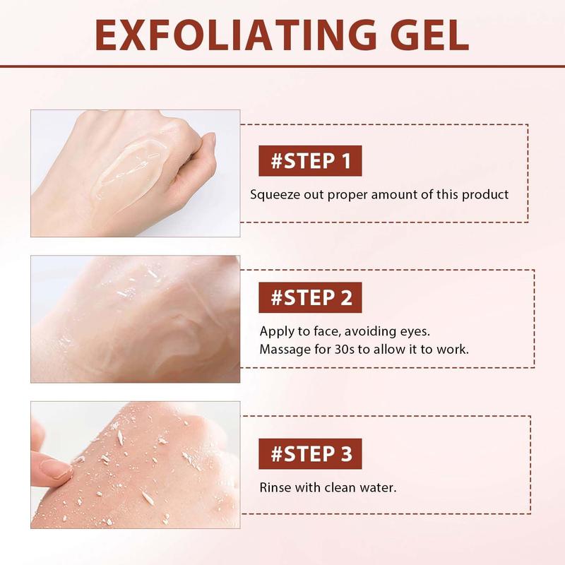 [Hot Sale]Purifying Enzymes Exfoliating Gel 5Pcs: Gentle Exfoliating Gel for Face Facial - Exfoliating Gel Scrub for Face Cleans Dirt & Oils Skincare Comfort Skin Repair-OUA05-A020-50