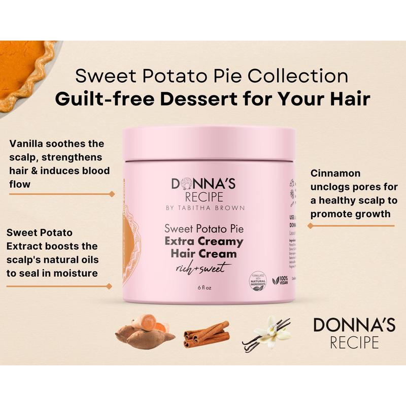 Hair Cream (LOC System) - Sweet Potato Pie Extra Creamy