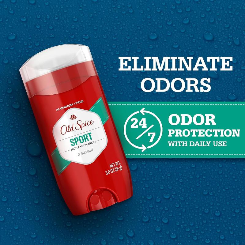 Old Spice Aluminum Free Deodorant for Men, High Endurance Sport Scent, 24 7 Odor Protection, 3 Oz (Pack of 3) no brand