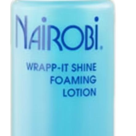 nairobi wrapp-it shine foaming lotion