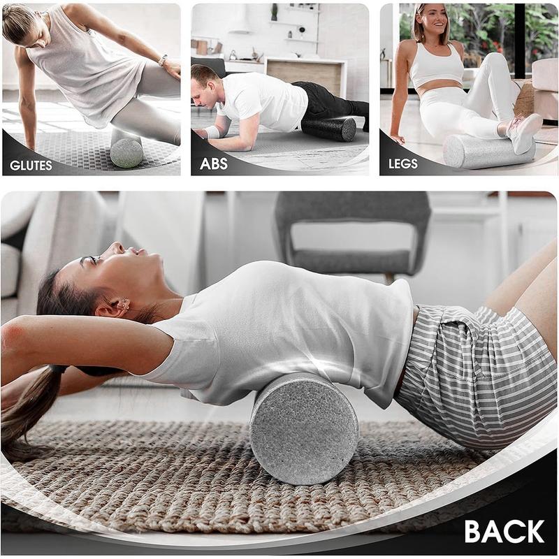 Foam Roller, High Density Firm Deep Tissue Muscle Massager for Back Pain & Sore Muscles