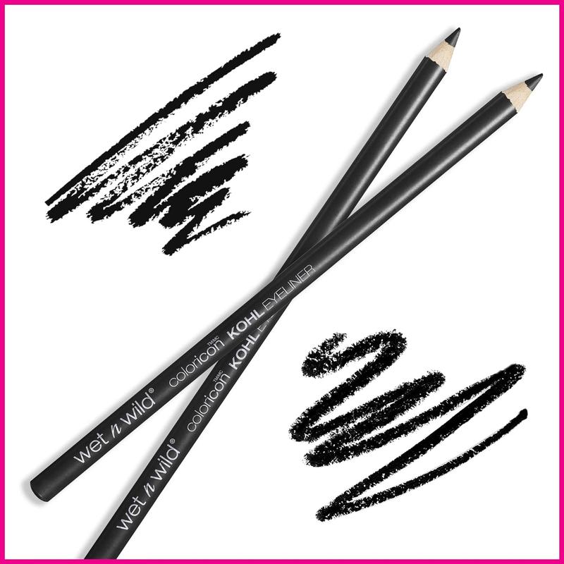 Color Icon Kohl Eyeliner Pencil, Rich Hyper-Pigmented Color, Smooth Creamy Application, Long-Wearing Matte Finish Versatility, Cruelty-Free & Vegan - Baby's Got Black(Packaged)