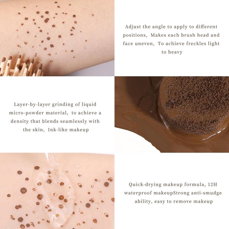 Long Lasting Liquid Freckle Makeup Stamp, 1 Count Waterproof Air Cushion Freckle Spot Makeup Pen, Makeup Tool for Women & Girls, Cosmetic Product for Daily Use