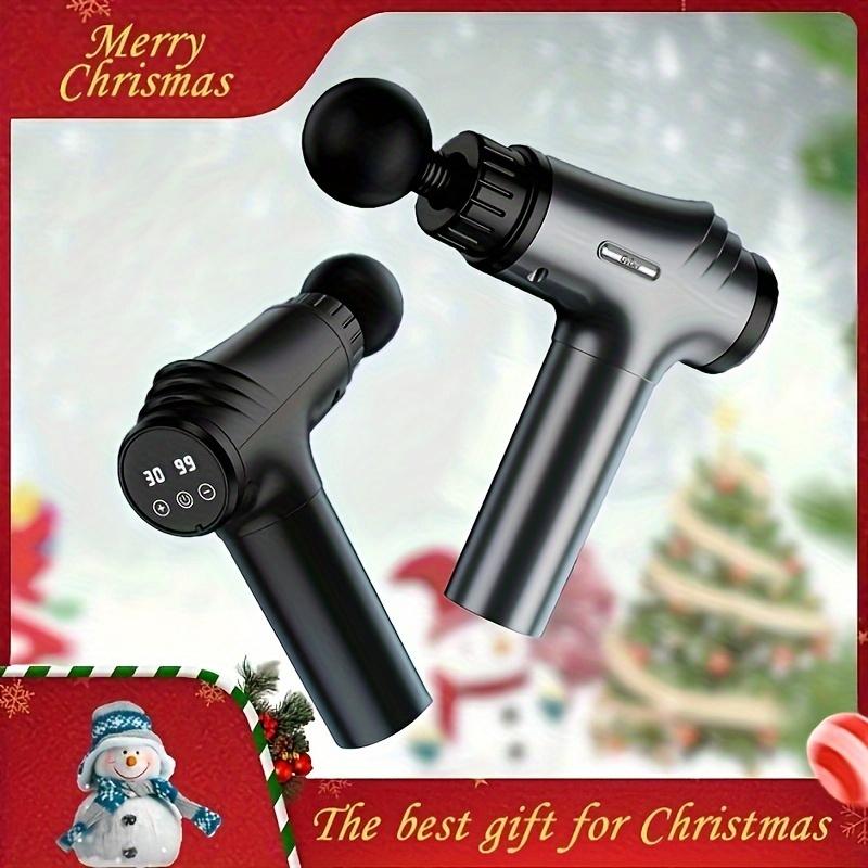 30 Speed ​​Silent Muscle X6 Massage Gun, GVBER Athlete Deep Tissue Portable Massager with 6 Massage Heads, Great Christmas Gift,