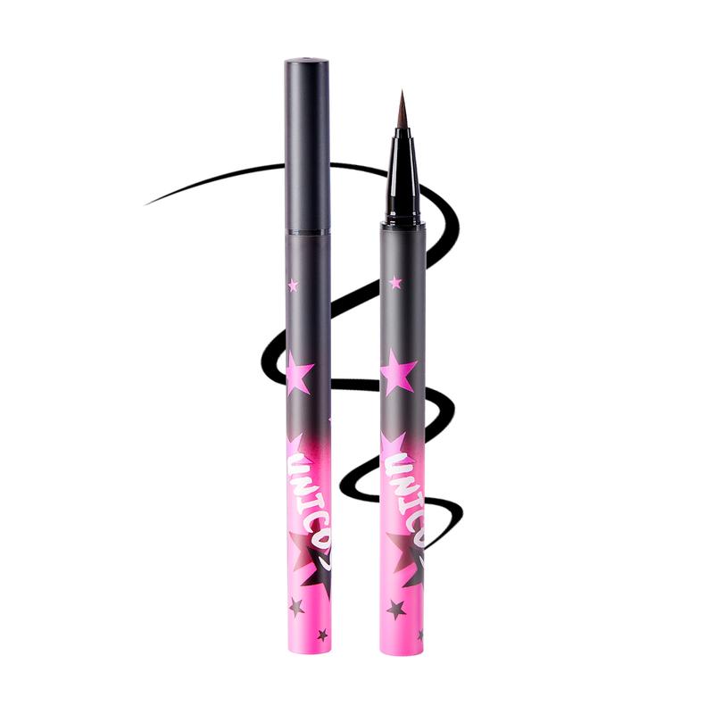 Unicos Liquid EyeLiner, Long-Lasting with 24 Hour wear, Waterproof Eye makeup, Smudge Resistant, Ultra-Fine Tip 0.1mm Tip,Vegan & Cruelty Free, 0.15 Fluid Ounce