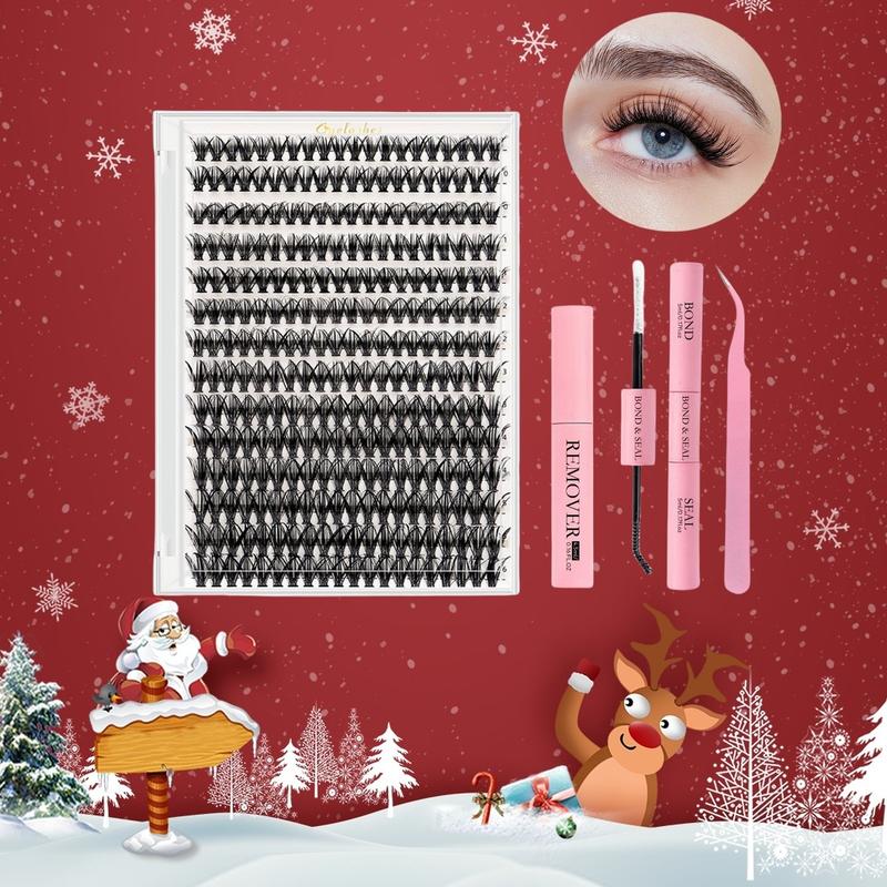 Eyelashes, False Eyelashes Lash Extension Kit, D-Curve Eyelashes 3 variations, 80, 60, and 30+40 variations. With Eye Lashes Bond, Tweezers, seal, and remover.