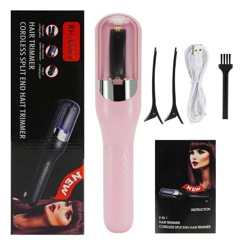 Hair Split Ends Trimmer Charging Professional Hair Cutter Smooth End Cutting Clipper Beauty Set Bag Product