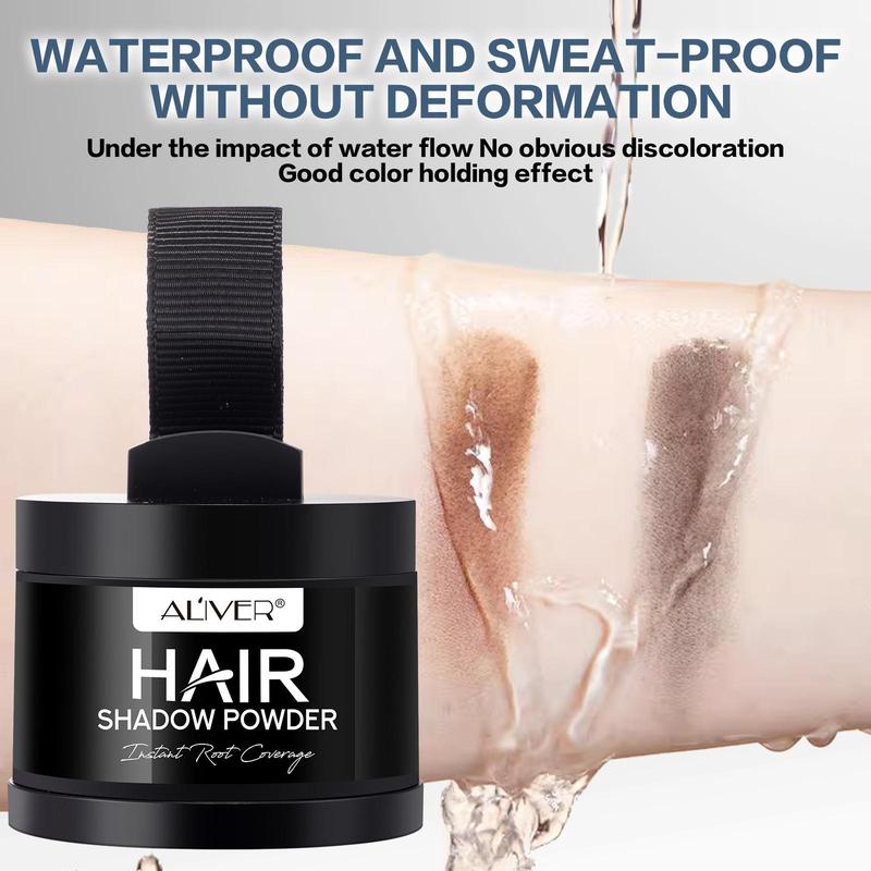 Hair Shadow Powder, 1 Box Long Lasting Waterproof Hair Powder with Mirror, Professional Hair Styling Product for Men & Women, Christmas Gift