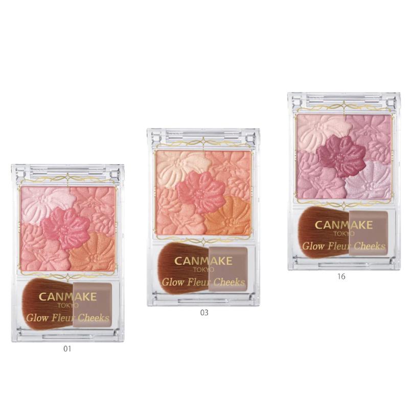 CANMAKE Glow Fleur Cheeks 0.20 Oz. (5.7g) Flower Makeup