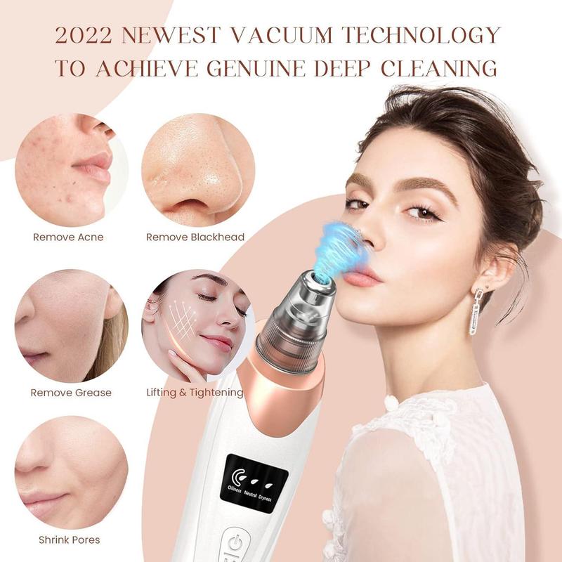 2024 Newest Blackhead Remover Pore Vacuum,USB Rechargeable Blackhead extractor