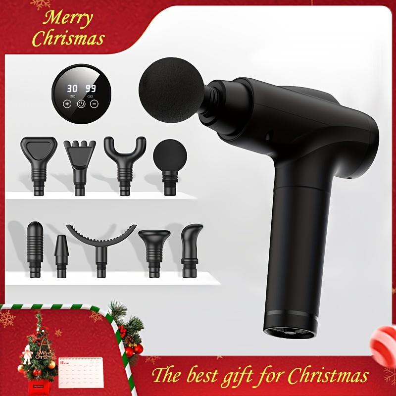 30 Speed ​​Silent Muscle X6 Massage Gun, GVBER Athlete Deep Tissue Portable Massager with 6 Massage Heads, Great Christmas Gift,