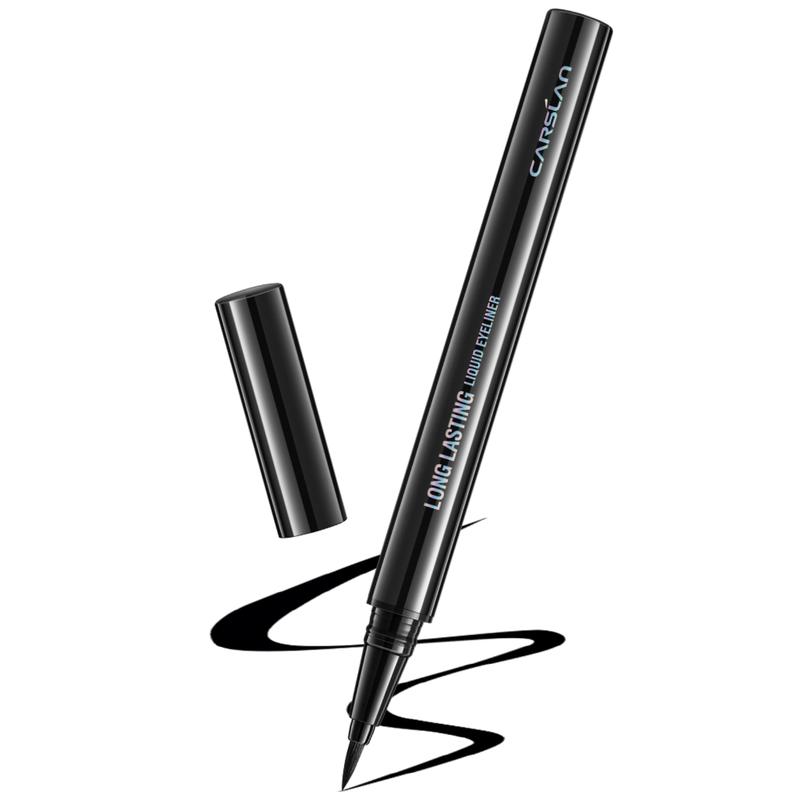 CARSLAN Longlasting Liquid Eyeliner  Waterproof Smudgeproof 12H Longwear Eye Liner Pencil