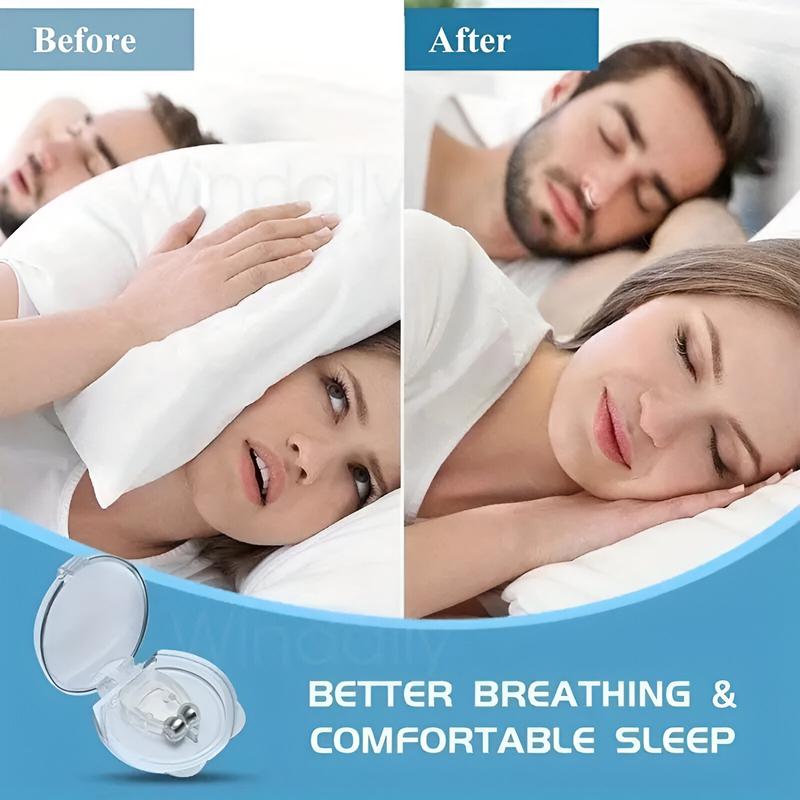 Magnetic Anti-Snoring Nose Clip – Effective Snore Reduction & Better Sleep for Men & Women