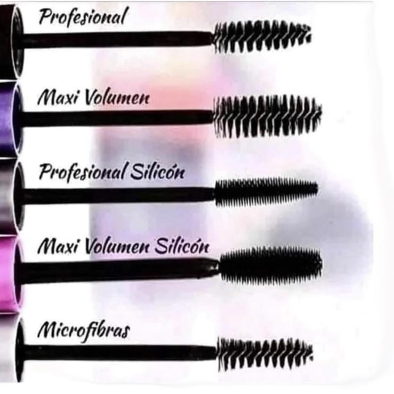 Prosa Micro Fibras Black - 4 en 1 Eyelash Mascara ( light grey cap ) Cosmetic