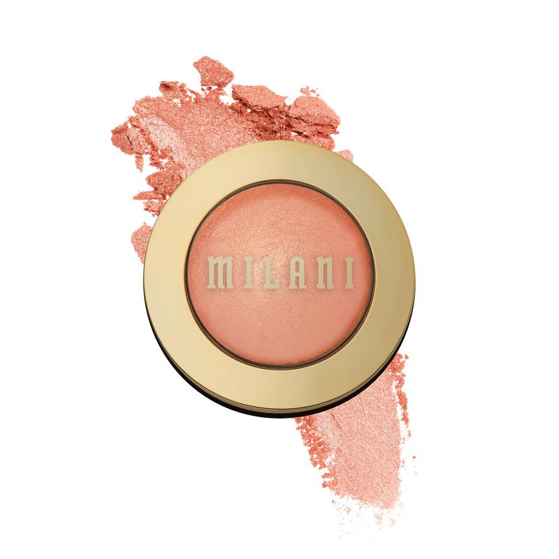 Milani Baked Blush - Luminoso (0.12 Ounce) Cruelty-Free Powder Blush - Shape, Contour & Highlight Face for a Shimmery or Matte Finish