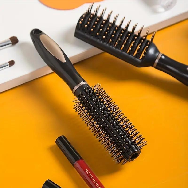 Heatless Hair Brush (3pcs), Scalp Massage Comb, Wet & Dry Hair Detailing & Styling Tool for Men & Women