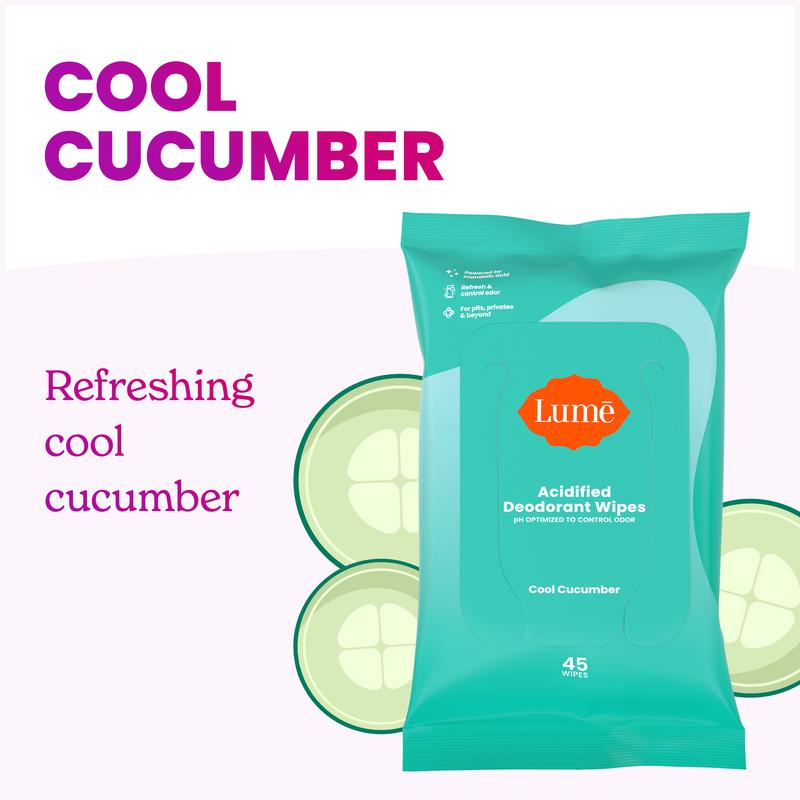 Cool Cucumber | Deodorant Wipes (45 count)