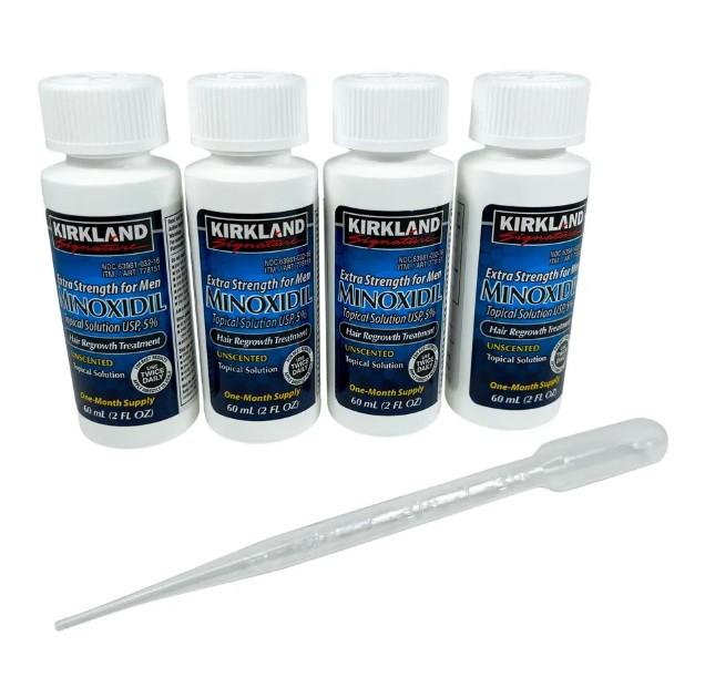 Kirkland Minoxidil 5% Extra Strength 1, 6, 12 Months Supply Men Hair Regrowth