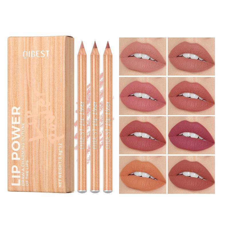 Long Lasting Lip Liner Set, 12pcs set Waterproof Matte Lip Pencil, Easy Coloring Lip Liner Pen, Suitable for All Occasions Lip Makeup