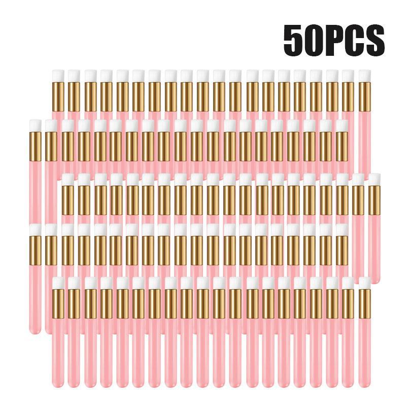 Eyelash Cleaning Brush, 50pcs Lash Shampoo Brush for Eyelash Extensions, Peel Off Blackhead Remover Makeup Tools