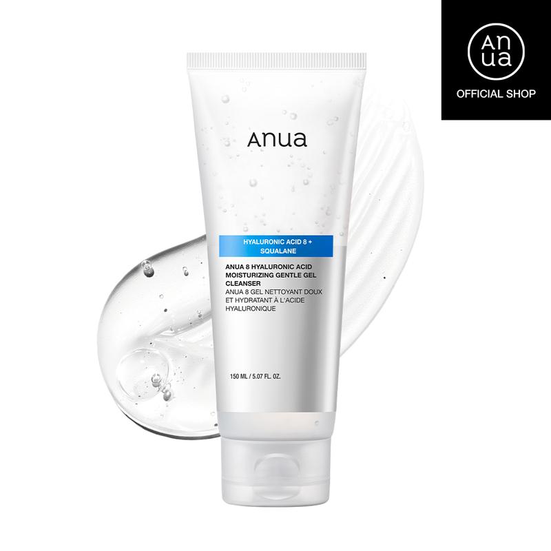 [Anua Official Shop] Moisturizing Gentle Gel Cleanser, Facial Cleanser, pH Balance, Daily Hydrating, Face Wash, Korean Skincare (150ml 5.07fl oz.)