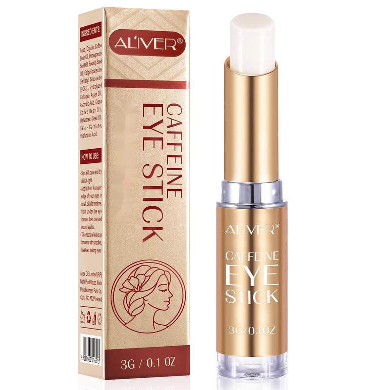 ALIVER Caffeine Eye Cream Stick for All Skin Types, 3g 0.1 oz - Comfort Skin Care