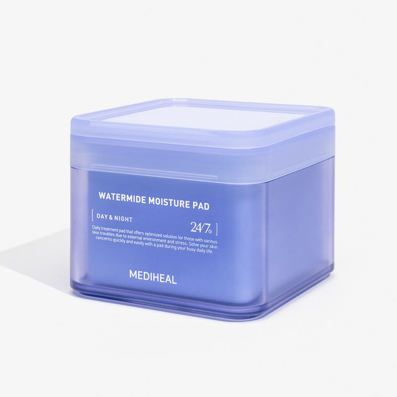 MEDIHEAL OFFICIAL Watermide Moisture Pad - Hydrate Moisturizer Korean skincare toner pads