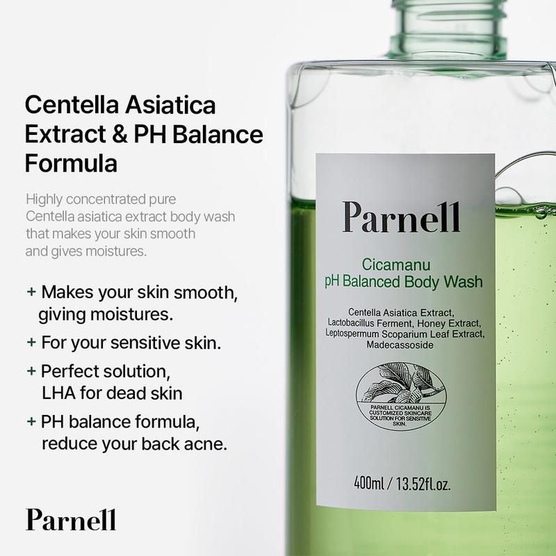 [Parnell Official Shop] Cicamanu pH-Balanced Body Wash (13.52 fl. oz.   400ml)