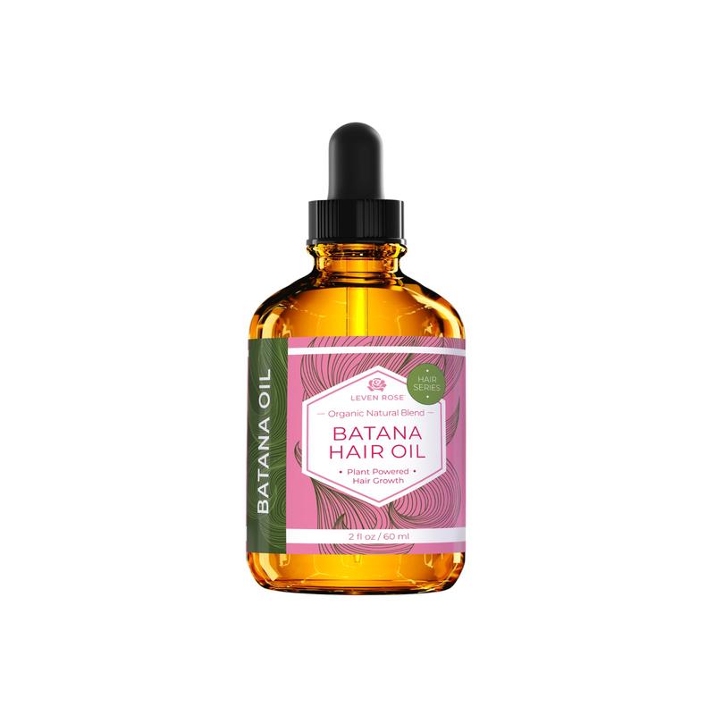 Leven Rose Batana Oil for Hair Growth 2 oz - Organic Hair Serum for Split Ends, Dry Damaged Hair Haircare Comfort