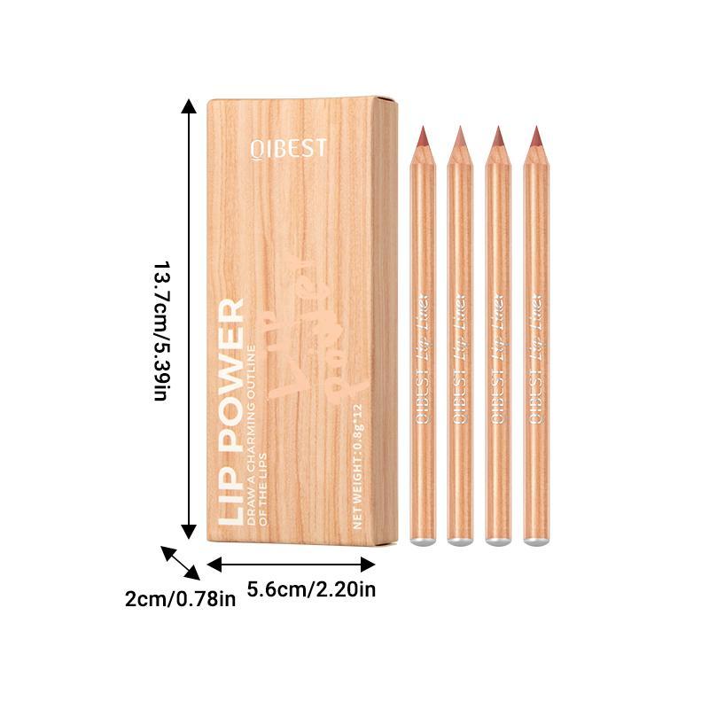 Long Lasting Lip Liner Set, 12pcs set Waterproof Matte Lip Pencil, Easy Coloring Lip Liner Pen, Suitable for All Occasions Lip Makeup